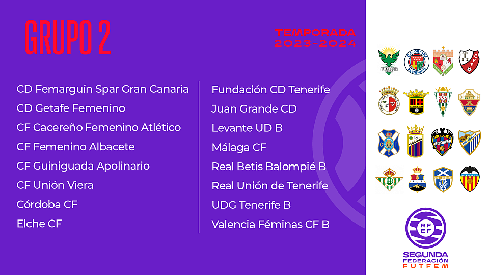 Aprobada La Configuración De Los Grupos De La Segunda Federación FUTFEM ...